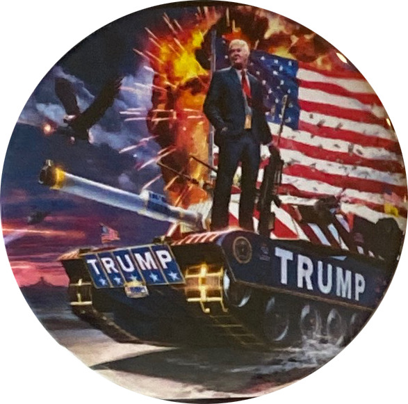 I'll Be Back Trump 2024 Campaign Buttons - 8-pack