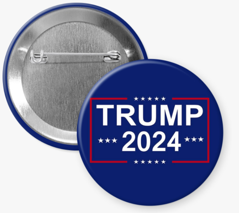 8-Pack Trump 2024 Buttons - SAVE AMERICA Pins