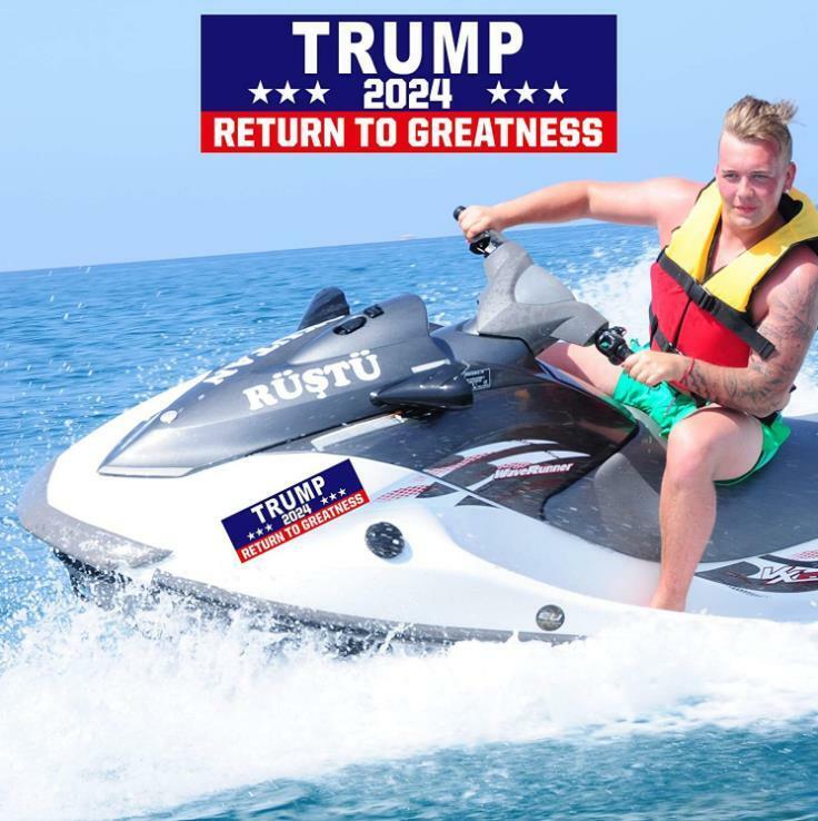 10PCS Trump 2024 Bumper Sticker Set: Take America Back
