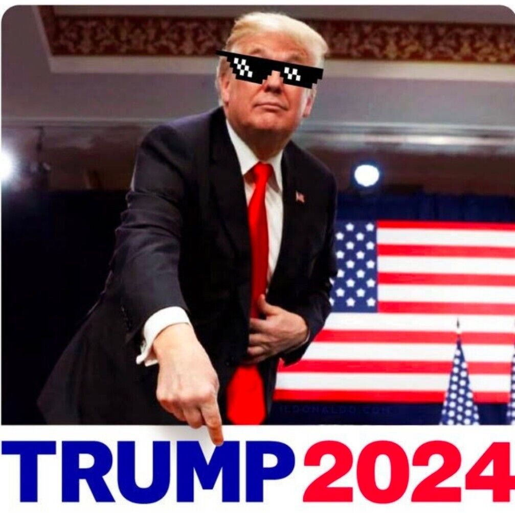 Trump 2024 MAGA Stickers: We the People