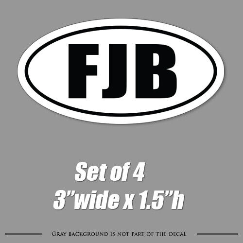 Biden-Joe 2024 Oval Car Sticker: Trump Supporter's Choice
