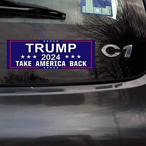 Trump 2024: 10pcs Bumper Sticker Set - Take Back America!