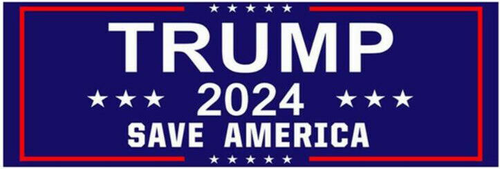 6PCS Trump 2024 Bumper Stickers: Take America Back
