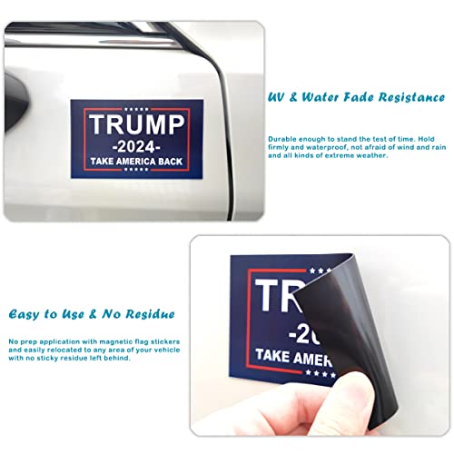 Trump 2024 Flag Decal: Take America Back