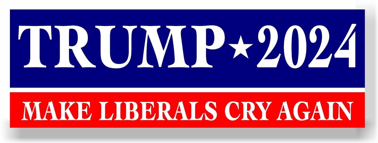 Trump 2024: Set of 3 Cry Again Magnets