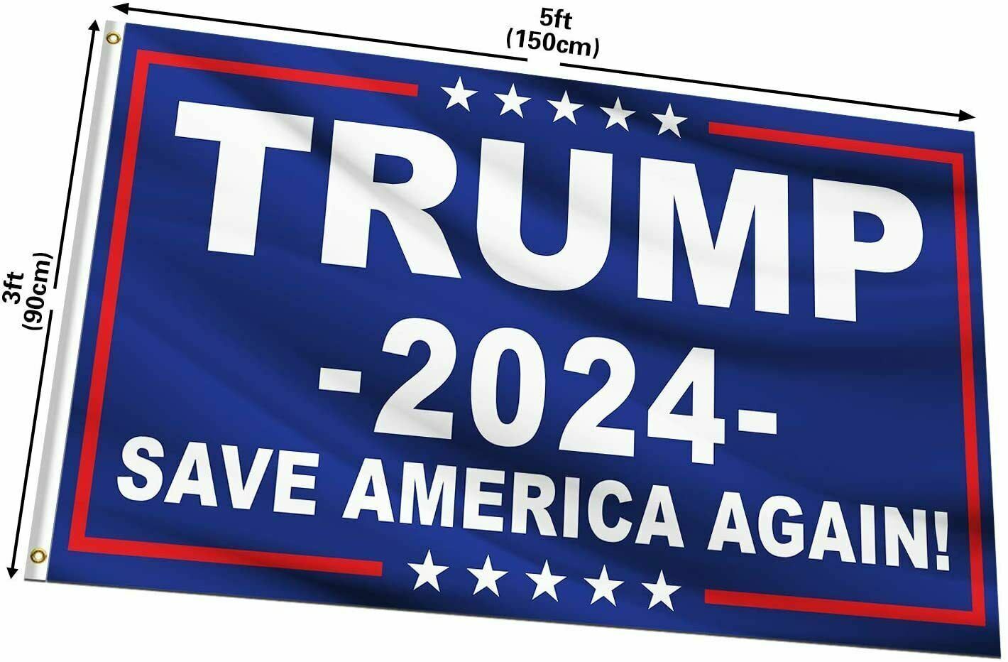 Trump 2024: Save America with MAGA Flag