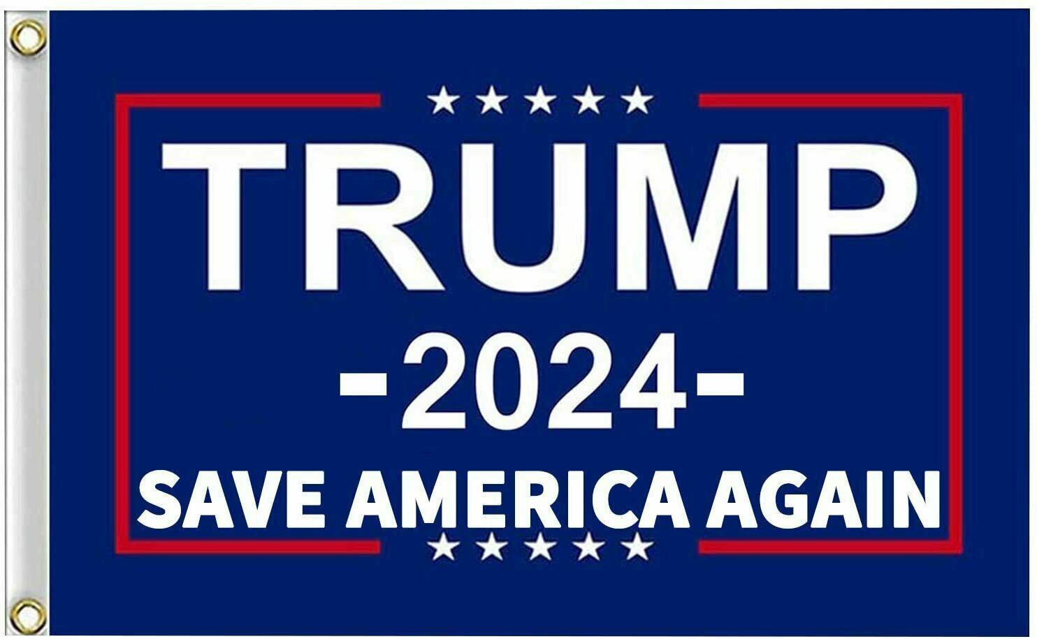 Trump 2024: Save America with MAGA Flag