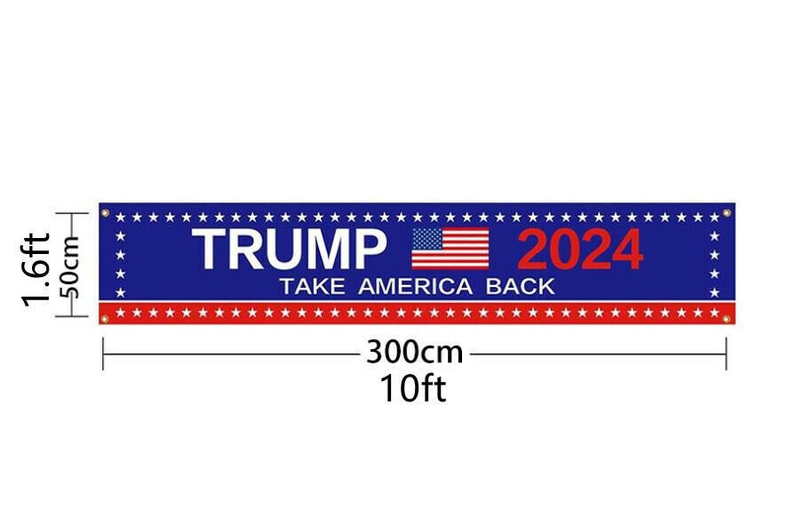 Trump 2024 Garden Flag: Take Back America!