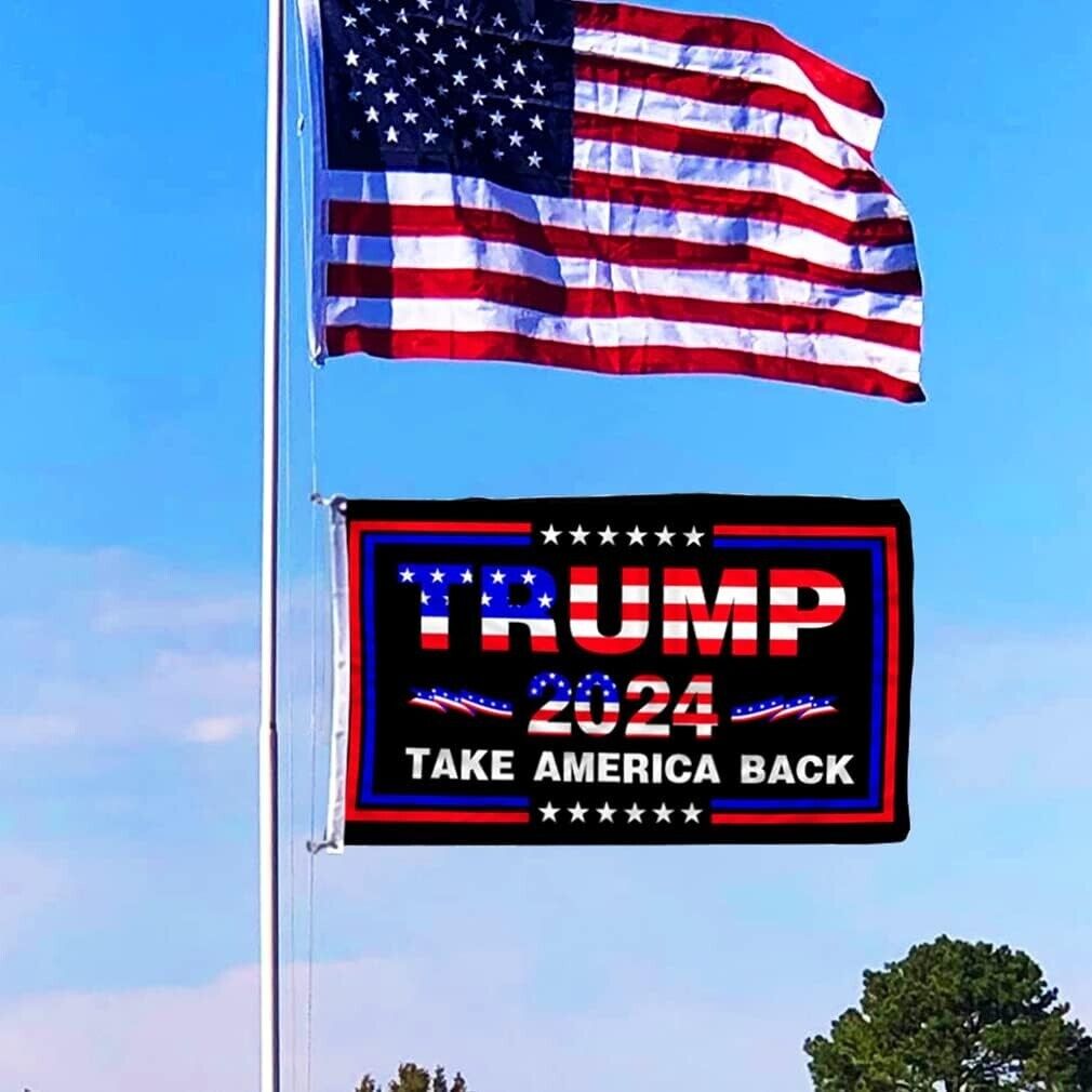 Trump 2024 President Flag - Take America Back!