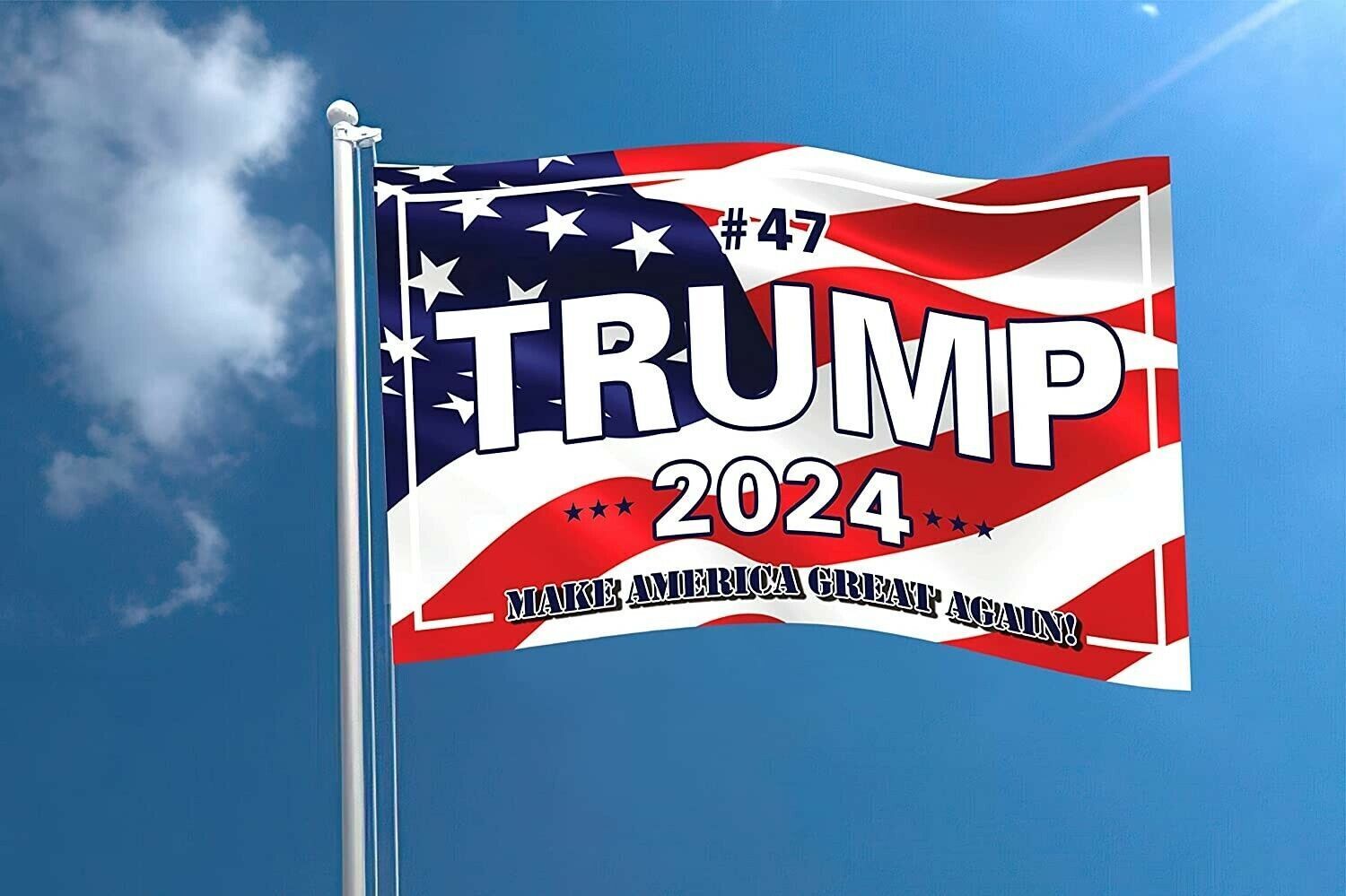 2024 Trump Flag: MAGA! Flag 3x5 Feet Banner