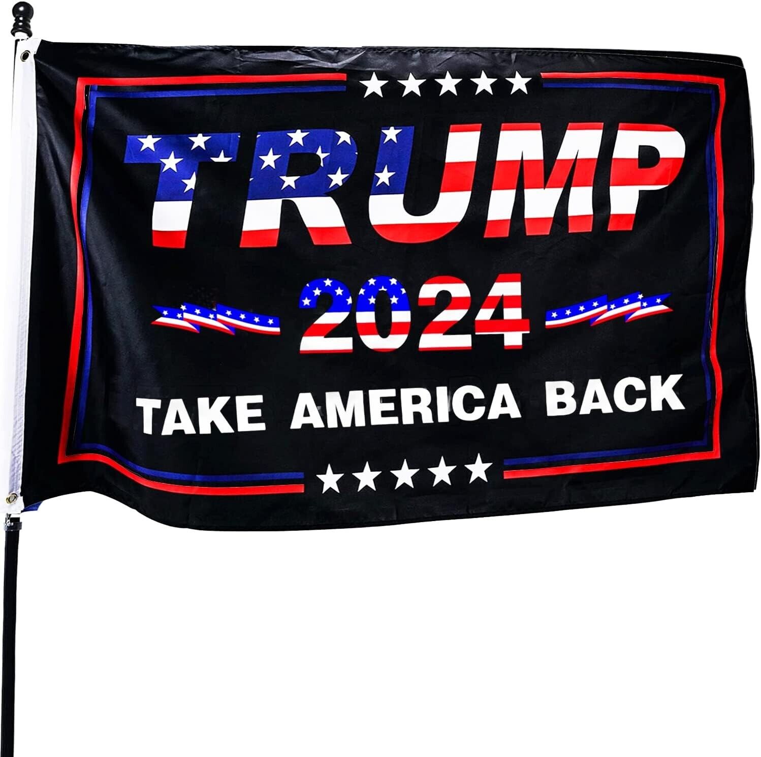 Trump 2024 President Flag - Take America Back!