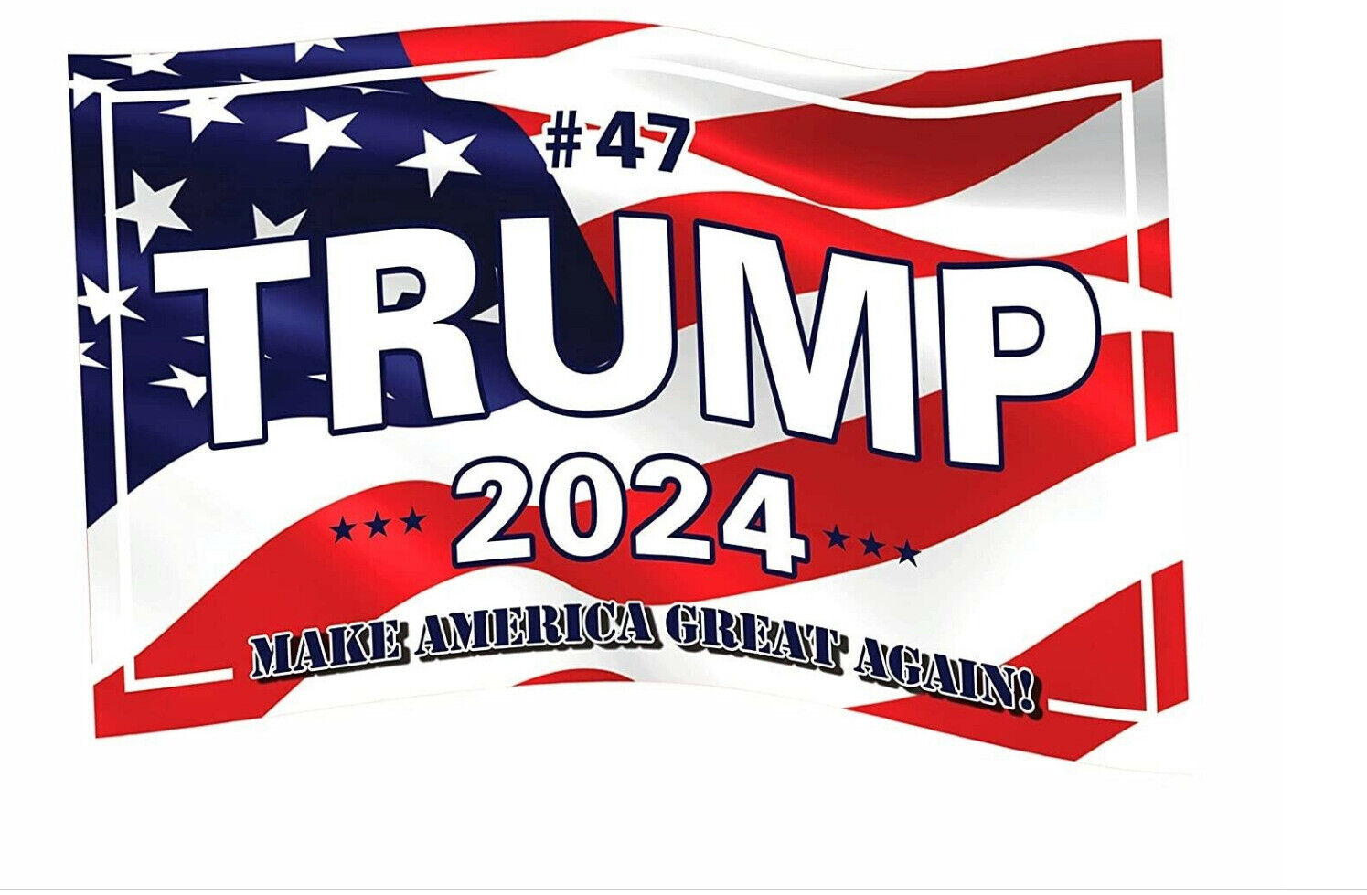 2024 Trump Flag: MAGA! Flag 3x5 Feet Banner
