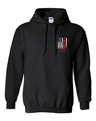 Trump 2024 Hoodie - Patriotic American Flag