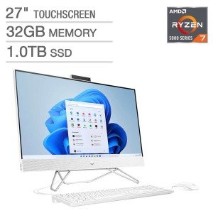 HP 27" Touchscreen All-in-One Desktop PC