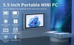 Mini PC with 5.5" Touch Screen & WiFi