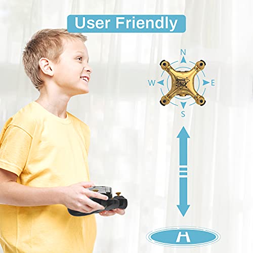 Golden Drone with Auto Hovering and 3 Batteries