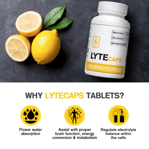 LyteCaps: Vegan Electrolyte Tablets for Rehydration
