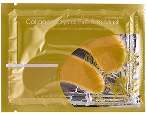 Gold Eye and Lip Mask Set, 10 Pairs with 10 Pcs