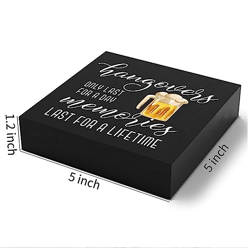 Humorous Hangover Kit Sign: Memories That Fade Naturally