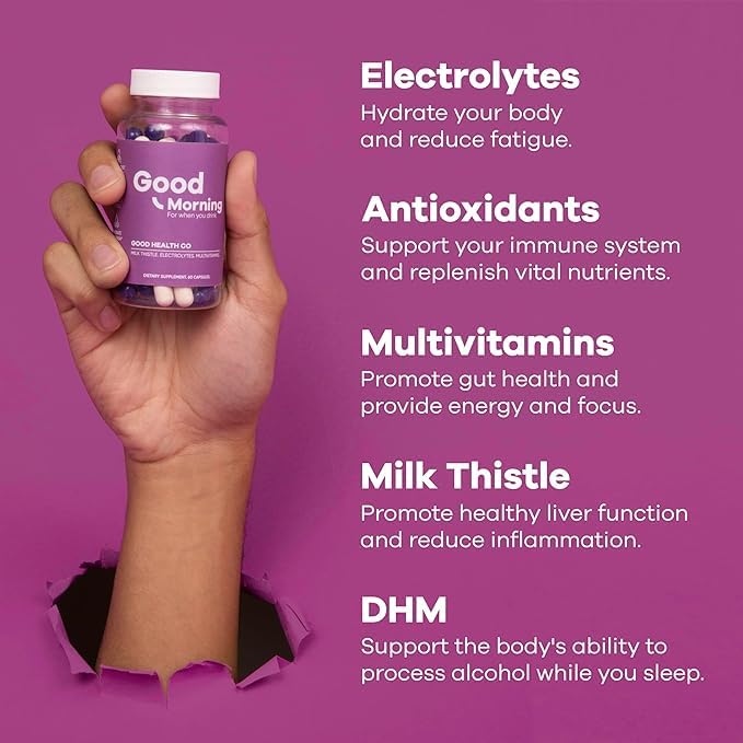 Hangover Kit: Hydrate, Detox, Recover with Good Morning