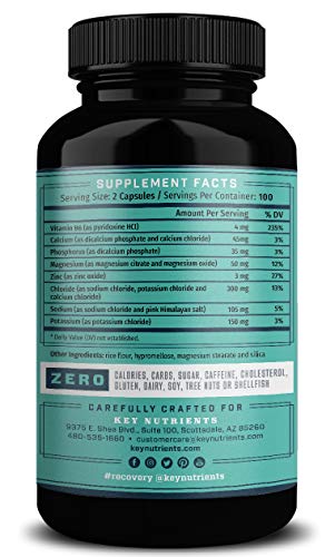 Hydrating Electrolyte Salt Pills - 200 Capsules