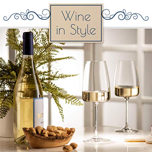 White Wine Glass Set - 14oz - Square & Stemmed