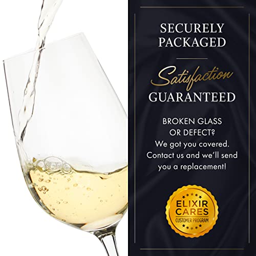 Modern Hand Blown White Wine Glasses (8 words)