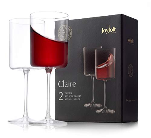 Crystal Red Wine Glasses - Set of 2