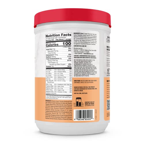 SlimFast Fasting Protein Powder with Biotin and Fiber