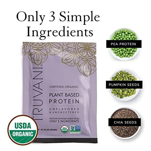 Organic Vegan Protein Powder, 20g Plant-Based Pea Protein