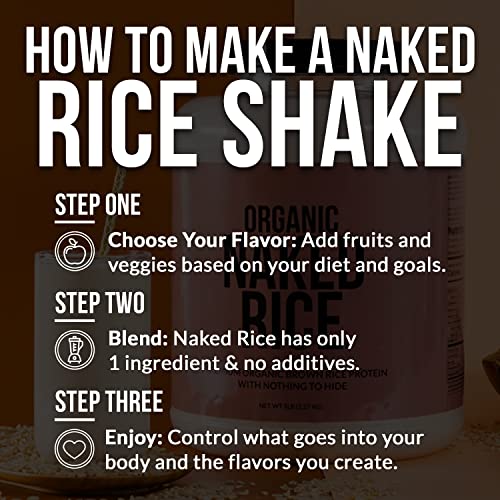 Organic Brown Rice Protein Powder - Vegan & GF