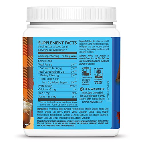 Organic Vegan Protein Powder with BCAA - Pumpkin Spice