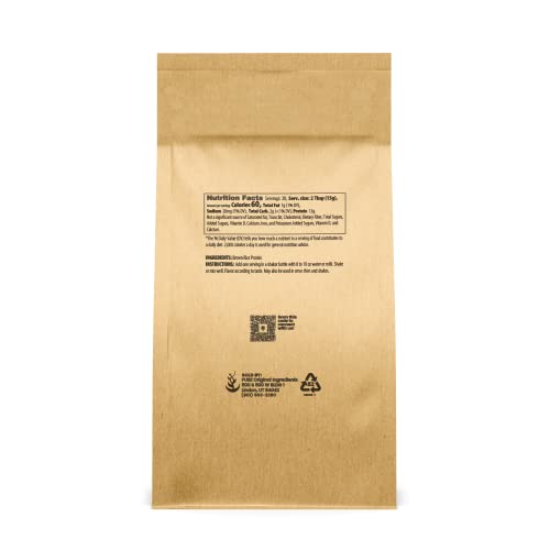 Gluten-free Brown Rice Vegan Protein Powder (1lb)