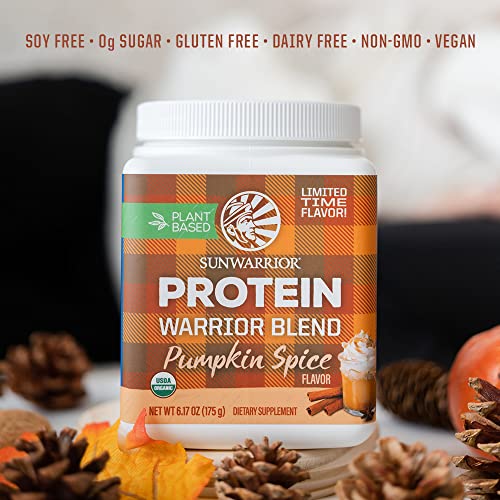 Organic Vegan Protein Powder with BCAA - Pumpkin Spice