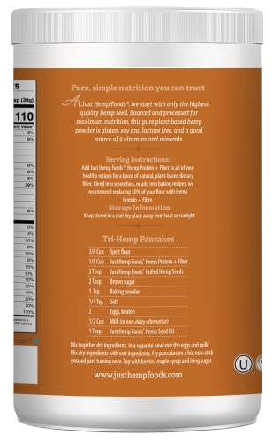 Hemp Protein Powder with Fiber - Non-GMO Verified