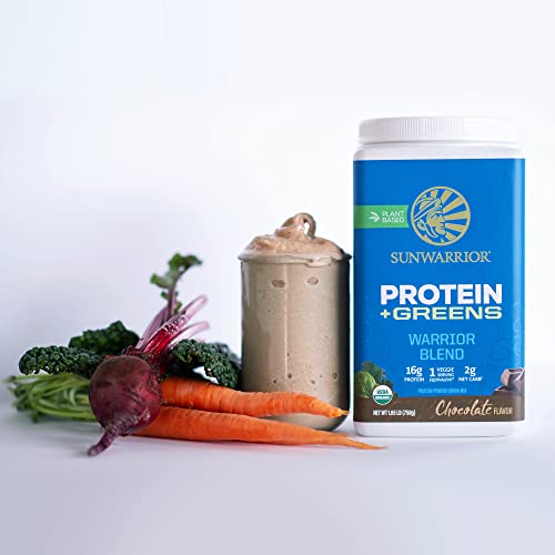 Organic Vegan Protein Powder with BCAA & Greens