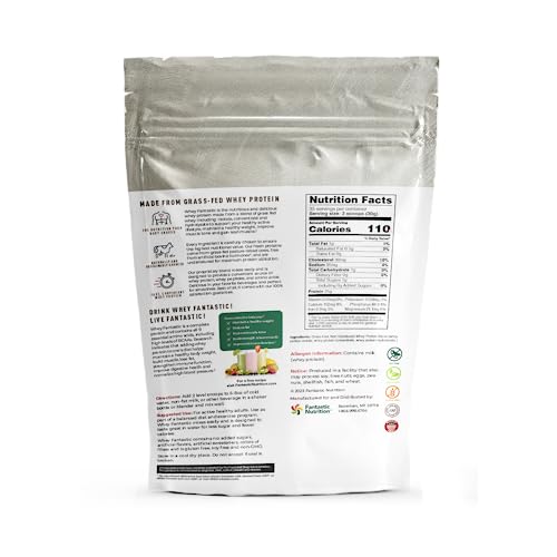 Natural Grass-Fed Whey Protein Powder - 2.34lb