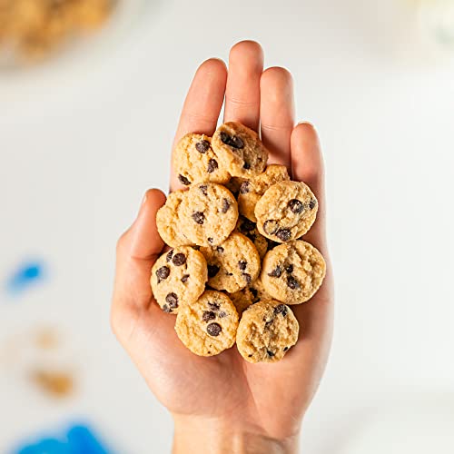 HighKey Keto Chocolate Chip Mini Cookies - Gluten Free Sugar Free Cookies Keto Snack Low Carb Snacks Healthy Protein Diabetic Dessert Food Low Sugar Treat Diet Friendly Sweets Keto Food 3 Pack