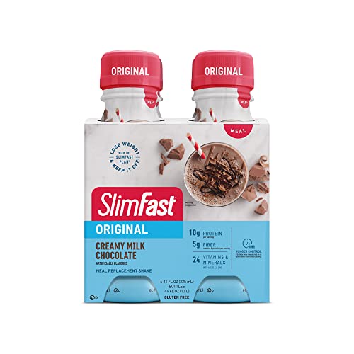 SlimFast Original Creamy Milk Chocolate Meal Replacement Shake - 4 Count
