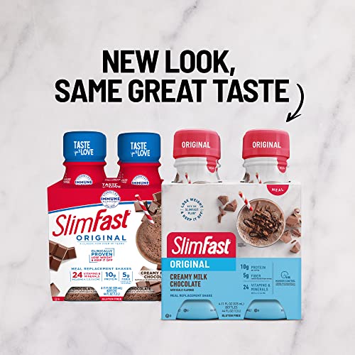 SlimFast Original Creamy Milk Chocolate Meal Replacement Shake - 4 Count