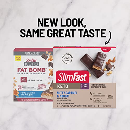 Low Carb Keto Protein Bar, Nutty Caramel & Nougat