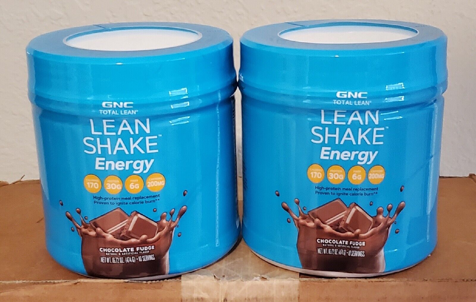GNC Lean Shake Energy: Chocolate Calorie Burn – 2X Protein