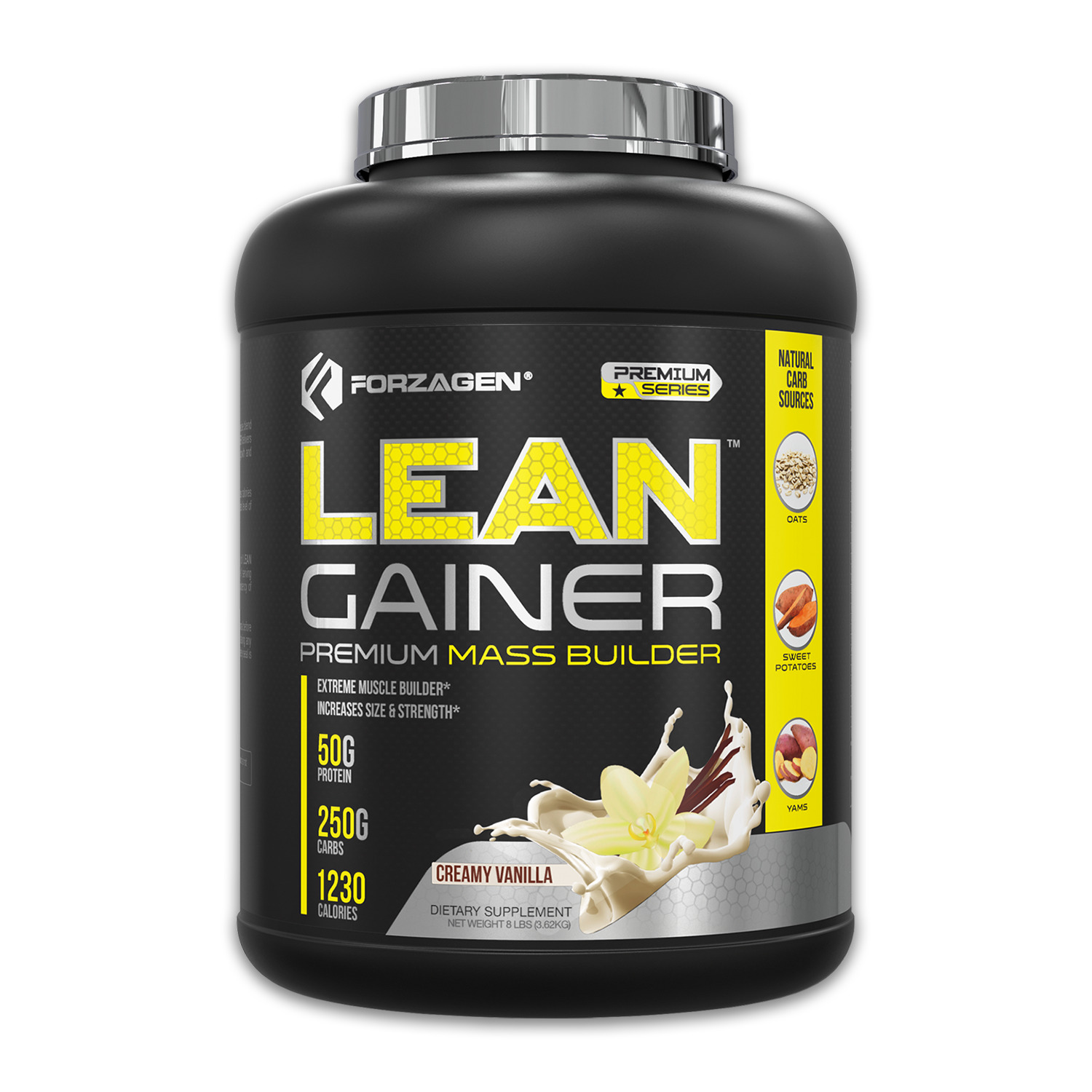 Forzagen Natural Carbs Lean Gainer Protein Supplement