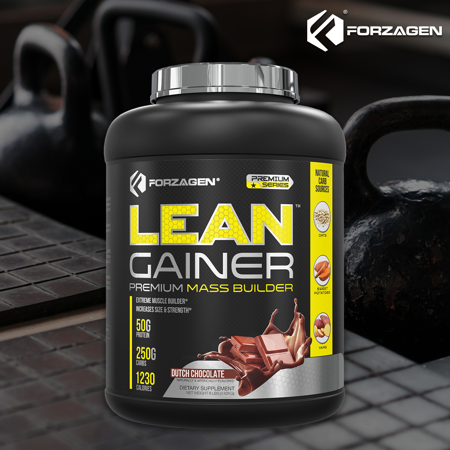 Forzagen Natural Carbs Lean Gainer Protein Supplement