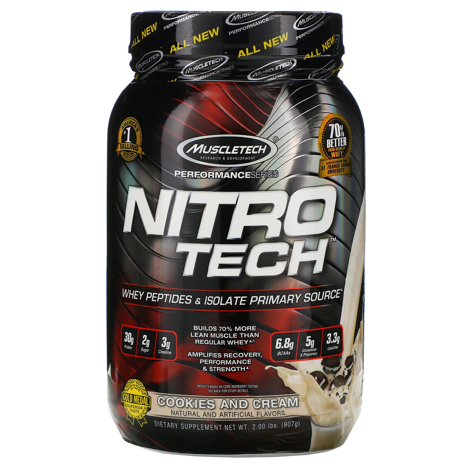 Muscletech Nitro-Tech - Whey Isolate + Lean Muscle Builder