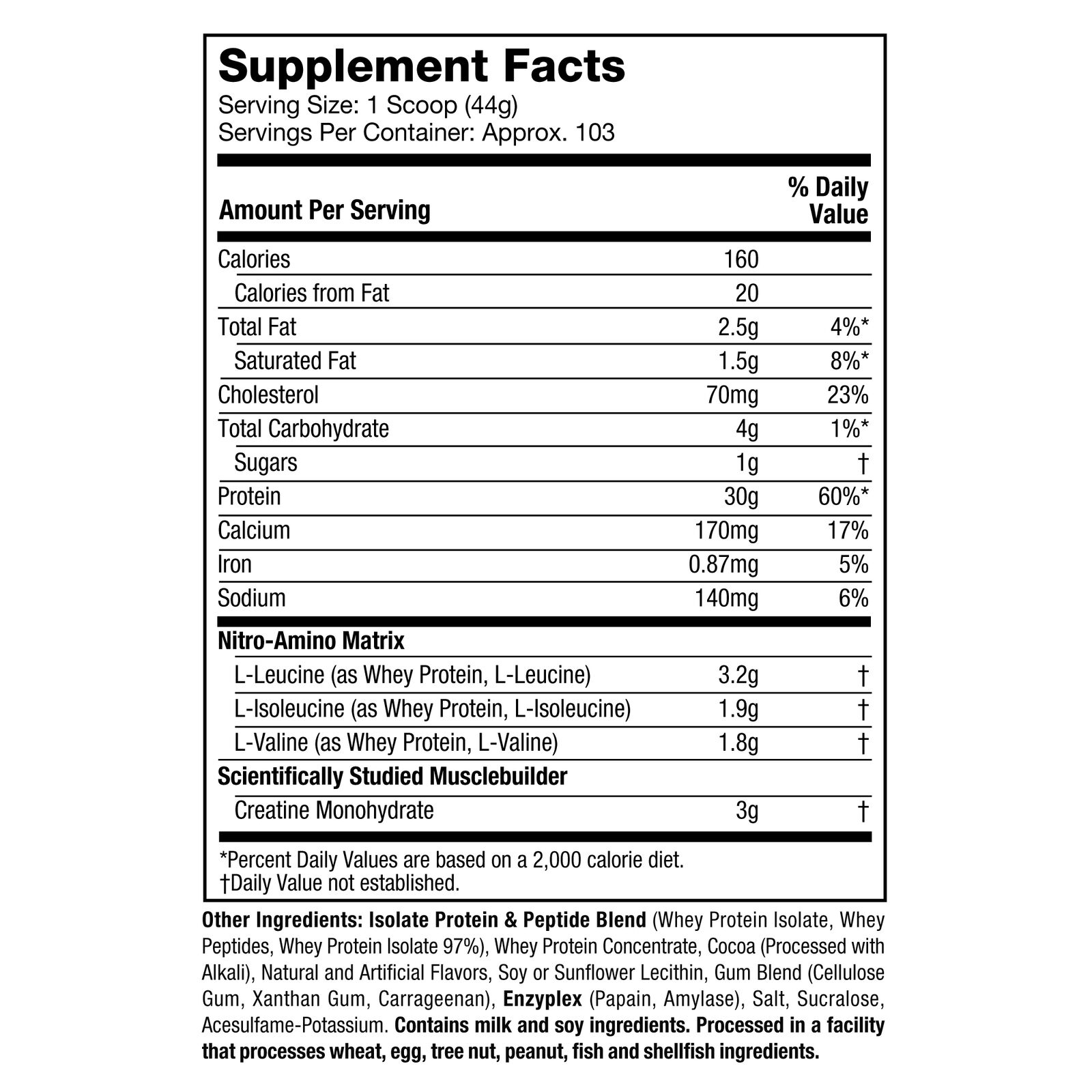 Muscletech Nitro-Tech - Whey Isolate + Lean Muscle Builder