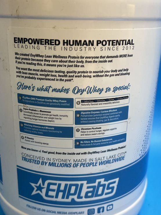 OxyWhey Lean Protein Powder - 25g Pure, Non-GMO