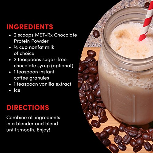 MET-Rx Natural Whey Protein Powder - Chocolate, Supports Lean - 5 lbs