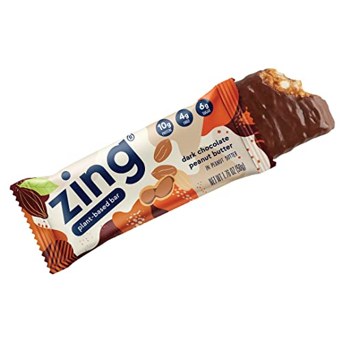 Zing Bars Dark Chocolate Peanut Butter Protein Bar