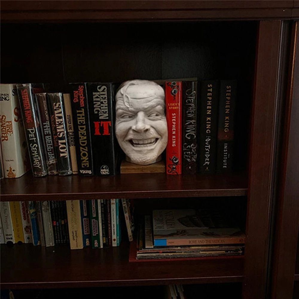 The Shining Bookshelf: Funny Sculpture for Protein Enthusiasts